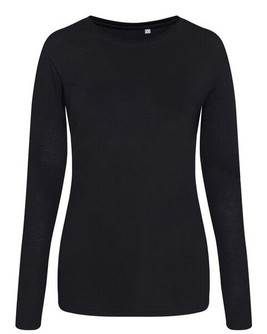 JUST TEES JT002F - Women's Long Sleeve Tri-Blend Comfort Tee