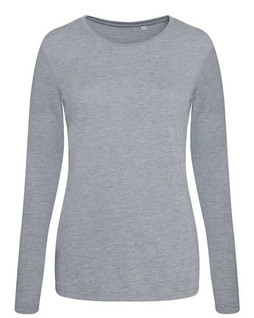 JUST TEES JT002F - Womens Long Sleeve Tri-Blend Comfort Tee