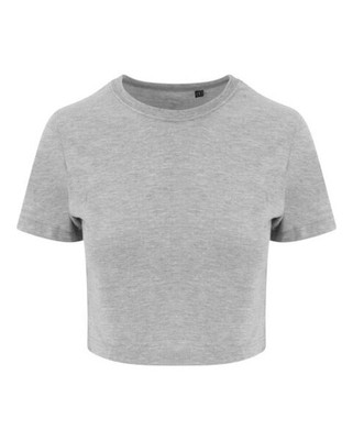 JUST TEES JT006 - Womens Premium Tri-Blend Cropped Tee for Comfort