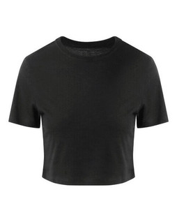 JUST TEES JT006 - Womens Premium Tri-Blend Cropped Tee for Comfort