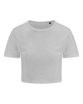 JUST TEES JT006 - Women's Premium Tri-Blend Cropped Tee for Comfort