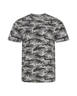 JUST TEES JT034 - Modern Camo Print Cotton T-Shirt for Men