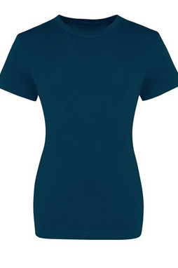 JUST TEES JT100F - Ultra Comfort Womens Combed Cotton T-Shirt