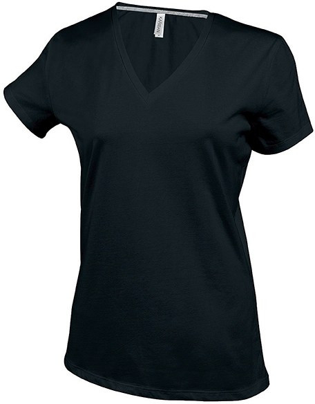 Kariban K381 - LADIES' SHORT SLEEVE V-NECK T-SHIRT