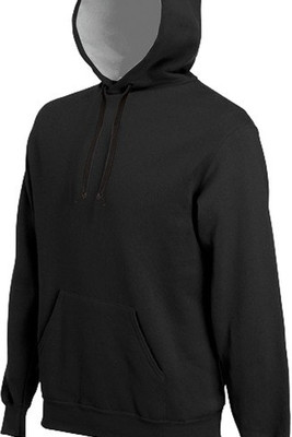 Kariban K443 - Comfortabele Hoodie met Kangoeroezak en Ribboorden