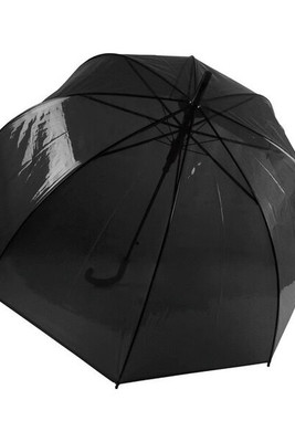 Kariban KI2024 - Elegant Transparent Umbrella with Black Metal Frame