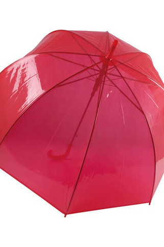 Kariban KI2024 - Elegant Transparent Umbrella with Black Metal Frame