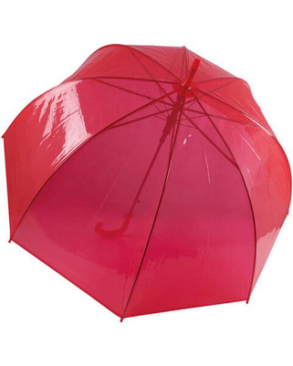 Kariban KI2024 - Elegant Transparent Umbrella with Black Metal Frame