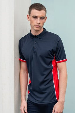 Finden & Hales LV355 - Topcool® Contrast Polo Shirt