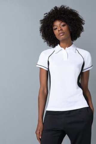 Finden & Hales LV371 - Ladies Performance Piped Polo Shirt
