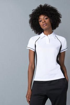 Finden & Hales LV371 - Ladies Performance Piped Polo Shirt