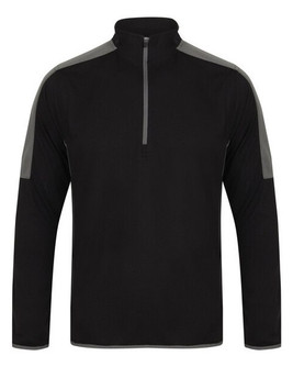Finden & Hales LV571 - Performance Contrast 1/4 Zip Midlayer Top