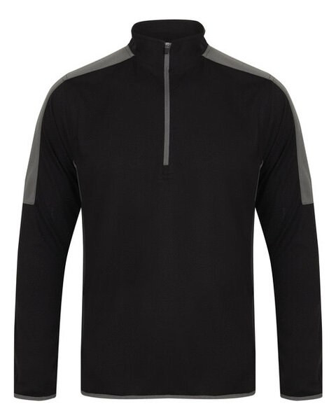 Finden & Hales LV571 - Performance Contrast 1/4 Zip Midlayer Top