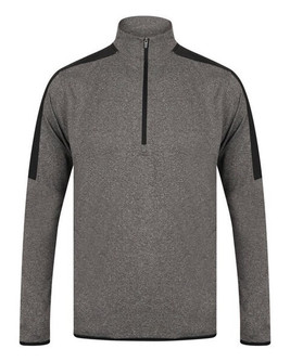 Finden & Hales LV571 - Performance Contrast 1/4 Zip Midlayer Top