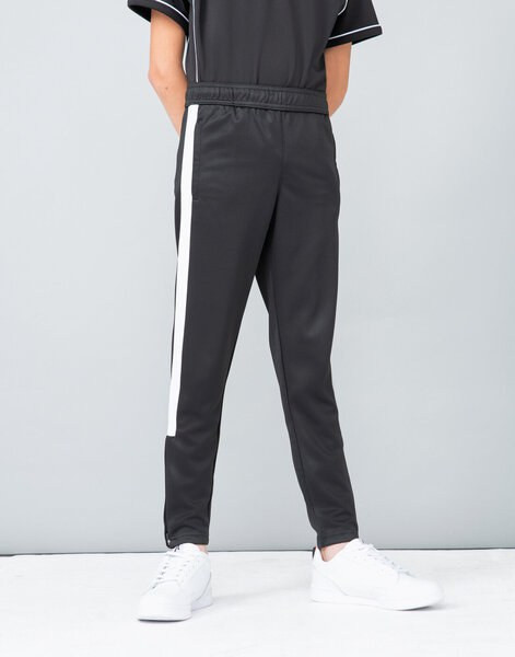 Finden & Hales LV883 - Unisex Kids' Slim Fit Sports Pants with Zips