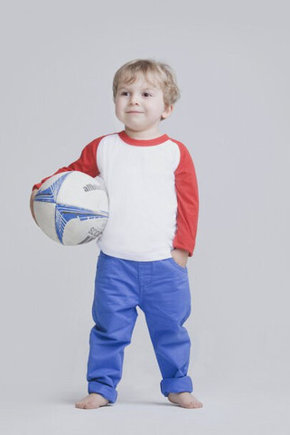 Larkwood LW025 - Premium Long Sleeve Cotton Baseball Tee