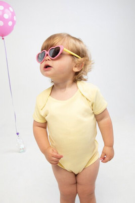 Larkwood LW500 - Komfortabler Baby-Kurzarmbody aus Baumwolle