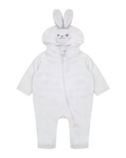 Larkwood LW073 - Cozy Rabbit Plush Onesie with Hood and Ears