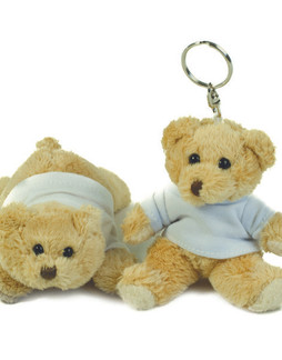 MUMBLES BEARS MM023 - Binx Bear Plush Keyring and Fridge Magnet Set