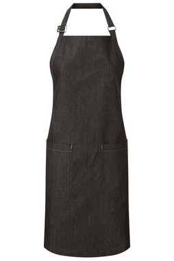 Premier Workwear PR113 - Organic Fairtrade Cotton Denim Adjustable Bib Apron