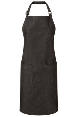 Premier Workwear PR113 - Organic Fairtrade Cotton Denim Adjustable Bib Apron