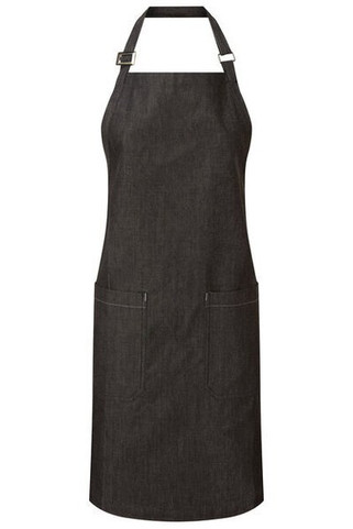 Premier Workwear PR113 - Organic Fairtrade Cotton Denim Adjustable Bib Apron