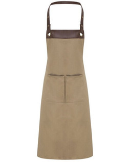 Premier Workwear PR123 - Premium Adjustable Faux Leather Trim Apron