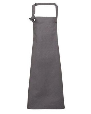 Premier Workwear PR130 - Durable Heavy Cotton Canvas Bib Apron with Metal Eyelet