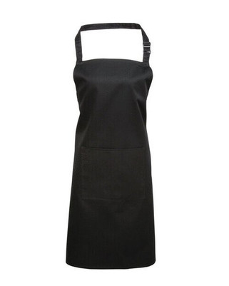 Premier Workwear PR154 - Durable Polyester-Cotton Bib Apron with Pocket