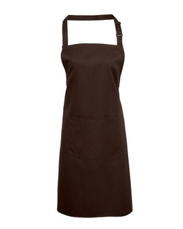 Premier Workwear PR154 - Durable Polyester-Cotton Bib Apron with Pocket