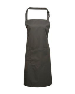 Premier Workwear PR154 - Durable Polyester-Cotton Bib Apron with Pocket