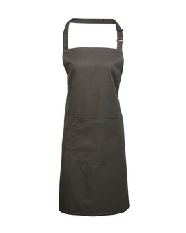 Premier Workwear PR154 - Durable Polyester-Cotton Bib Apron with Pocket