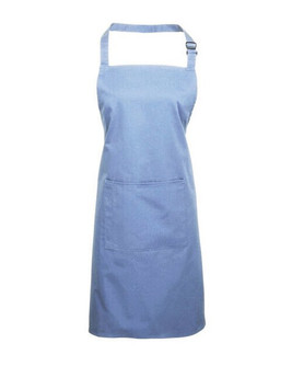 Premier Workwear PR154 - Durable Polyester-Cotton Bib Apron with Pocket
