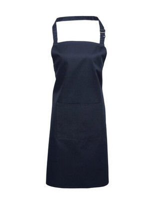 Premier Workwear PR154 - Durable Polyester-Cotton Bib Apron with Pocket