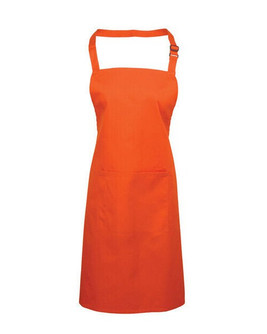 Premier Workwear PR154 - Durable Polyester-Cotton Bib Apron with Pocket