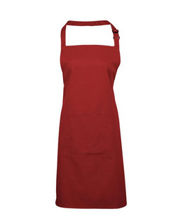 Premier Workwear PR154 - Durable Polyester-Cotton Bib Apron with Pocket