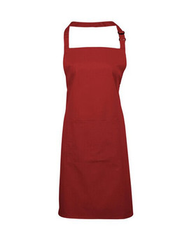 Premier Workwear PR154 - Durable Polyester-Cotton Bib Apron with Pocket