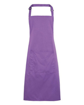 Premier Workwear PR154 - Durable Polyester-Cotton Bib Apron with Pocket