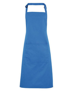 Premier Workwear PR154 - Durable Polyester-Cotton Bib Apron with Pocket
