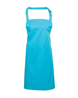 Premier Workwear PR154 - Durable Polyester-Cotton Bib Apron with Pocket