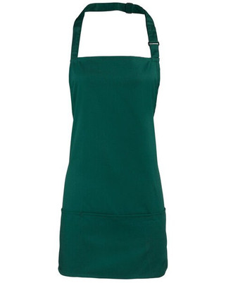 Premier Workwear PR159 - Versatile 2-in-1 Bib and Waist Apron with Pockets