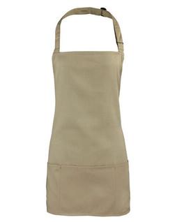 Premier Workwear PR159 - Versatile 2-in-1 Bib and Waist Apron with Pockets