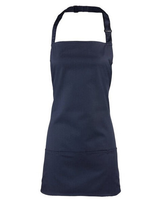 Premier Workwear PR159 - Versatile 2-in-1 Bib and Waist Apron with Pockets