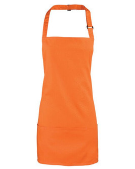 Premier Workwear PR159 - Versatile 2-in-1 Bib and Waist Apron with Pockets