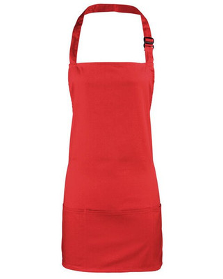 Premier Workwear PR159 - Versatile 2-in-1 Bib and Waist Apron with Pockets