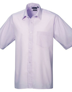 Premier Workwear PR202 - Mens Classic Short Sleeve Poplin Dress Shirt