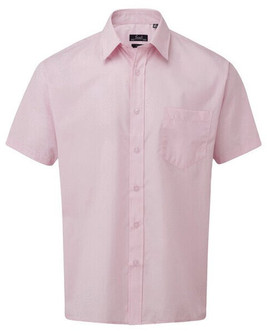 Premier Workwear PR202 - Men's Classic Short Sleeve Poplin Dress Shirt