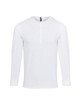 Premier Workwear PR218 - Men's Stretchy Roll Sleeve Button Tee