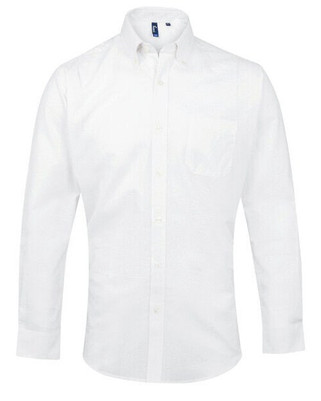 Premier Workwear PR234 - Mens Premium Oxford Long Sleeve Dress Shirt