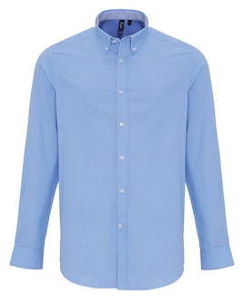 Premier Workwear PR238 - Men's Classic Cotton Rich Oxford Stripe Shirt